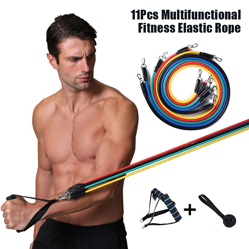 Resistance Bands Set With Handles - New 11PCS Set Muscle Training Straps