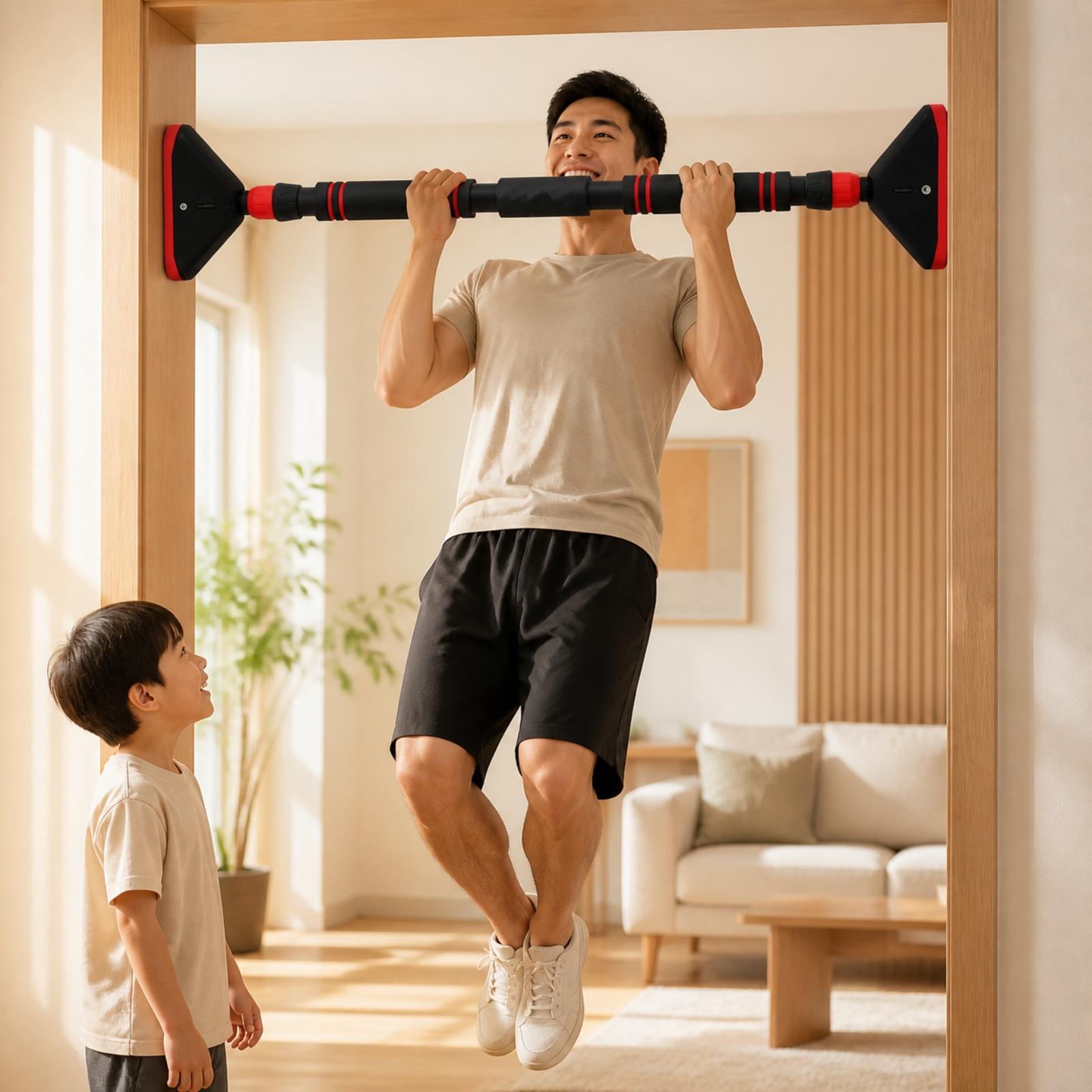 Door Frame Pull Up Bar Indoor  - огляд і ціна Door Pull Up Bar No Screw