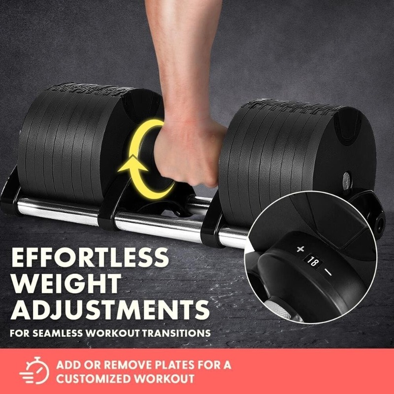 Large Fitness Equipment 70 Lbs - огляд і ціна Adjustable Dumbbell Pair 40Kg
