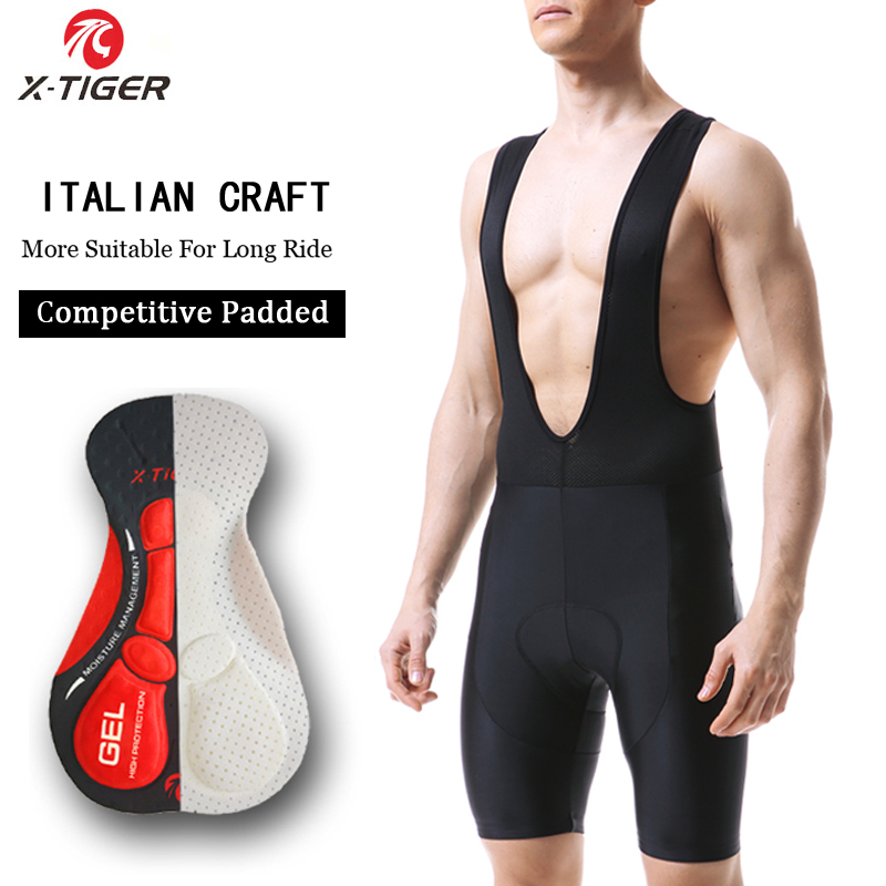 X-TIGER Cycling Bibs Shorts Bi - огляд і ціна Padded Cycling Shorts 5D Gel
