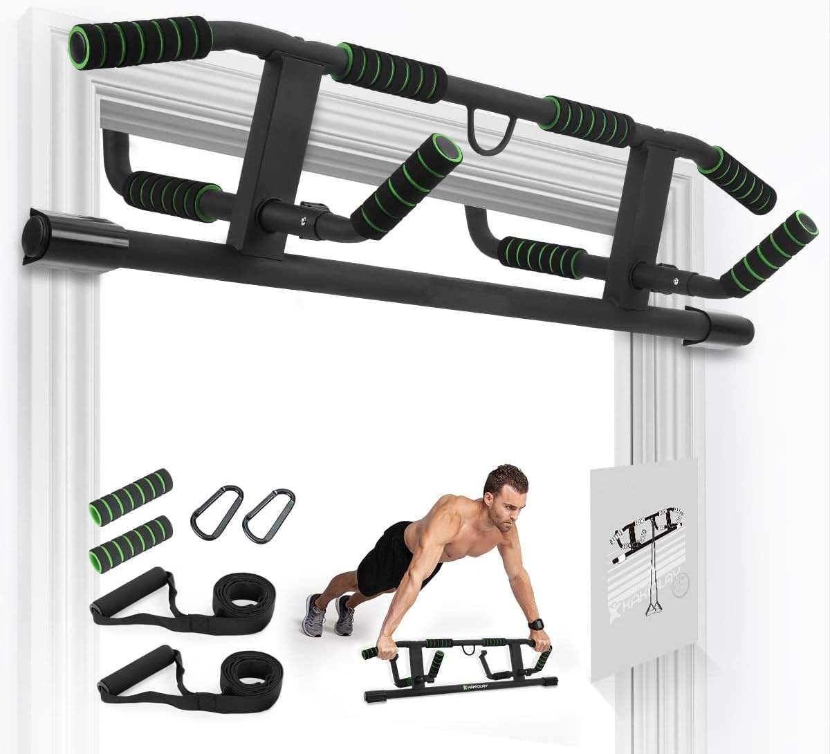 Doorway Pull up Bar Chin up Di - огляд і ціна Door Pull Up Bar No Screw