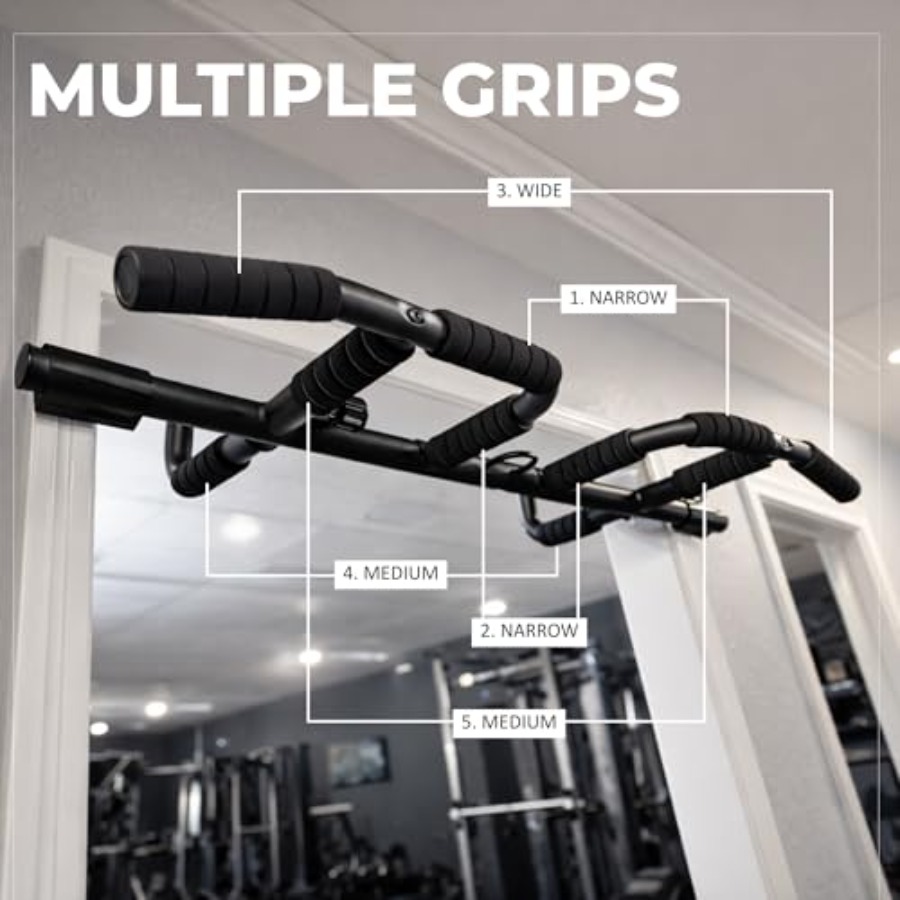 Doorway Pull Up Bar Set with S - огляд і ціна Door Pull Up Bar No Screw