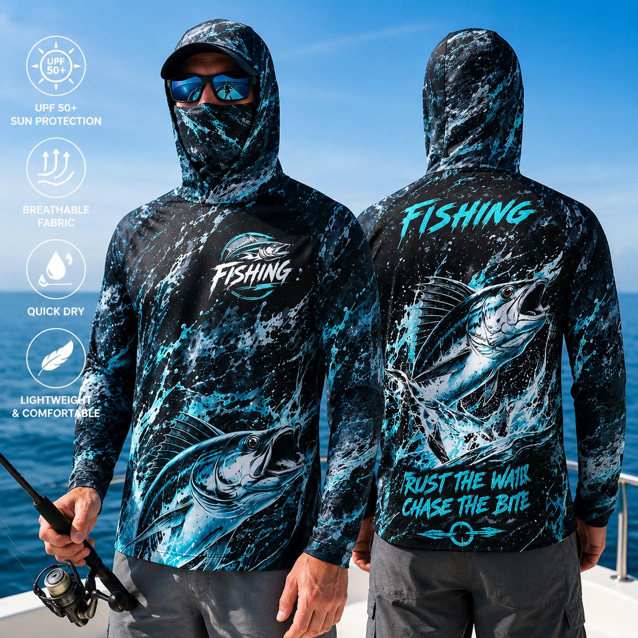 Quick Dry Breathable Men Fishi - огляд і ціна Fishing